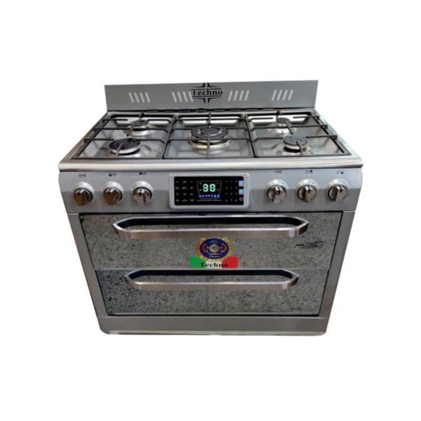 اجاق گاز طرح فر صفحه استیل مدل 540