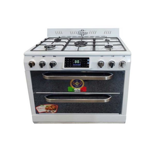 اجاق گاز طرح فر صفحه لعاب مدل 540