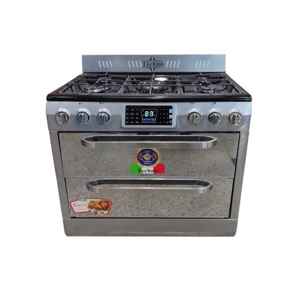 اجاق گاز طرح فر صفحه لعاب مدل 540
