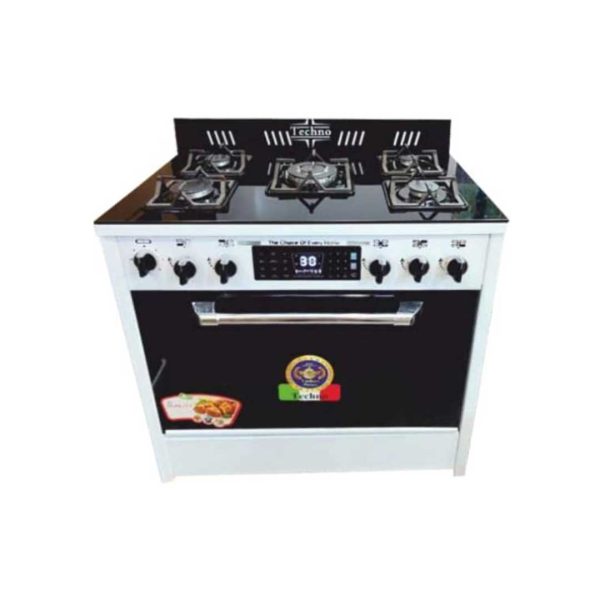 اجاق گاز طرح فر صفحه شیشه مدل 620